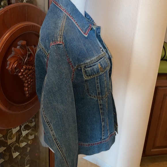 Vintage DKNY Jean Jacket size 8 - Picture 6 of 14